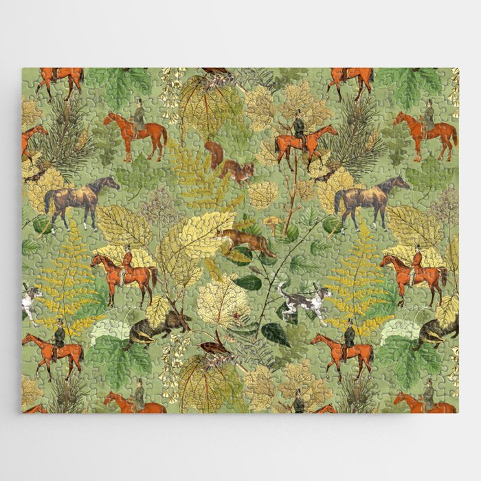 Horseback Riding In The Woods Jigsaw Puzzle Gallery Image 1