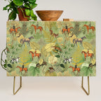 Horseback Riding In The Woods Credenza Gallery Image 1