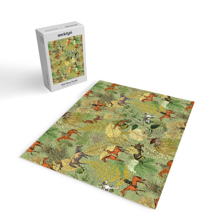 Horseback Riding In The Woods Jigsaw Puzzle Gallery Image 2