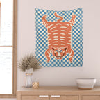 Tibetan tiger  Wall Tapestry Gallery Image 2