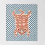Tibetan tiger  Throw Blanket Gallery Image 2