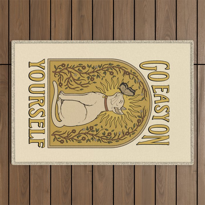 Go Easy on Yourself Outdoor Rug Gallery Image 1