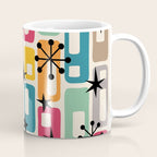 Retro Mid Century Modern Atomic Decoration 254 Googie Coffee Mug Gallery Image 1
