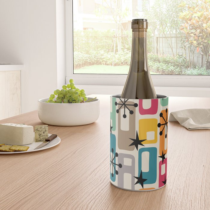 Retro Mid Century Modern Atomic Decoration 254 Googie Wine Chiller Gallery Image 4