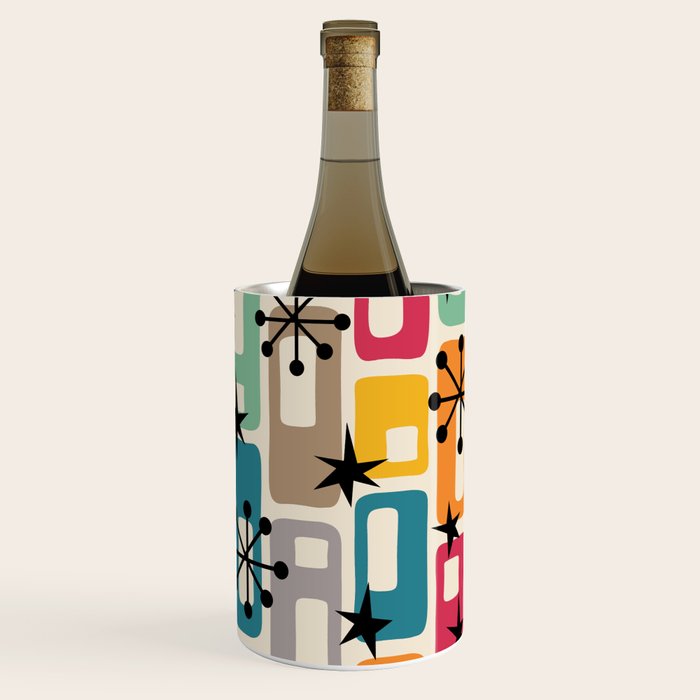 Retro Mid Century Modern Atomic Decoration 254 Googie Wine Chiller Gallery Image 1