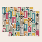 Retro Mid Century Modern Atomic Decoration 254 Googie Placemat Gallery Image 1