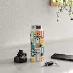 Retro Mid Century Modern Atomic Decoration 254 Googie Water Bottle Gallery Image 4