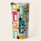 Retro Mid Century Modern Atomic Decoration 254 Googie Travel Mug Gallery Image 3