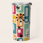 Retro Mid Century Modern Atomic Decoration 254 Googie Travel Mug Gallery Image 2