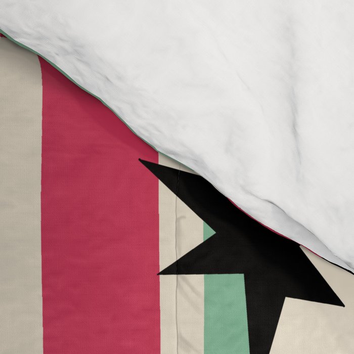 Retro Mid Century Modern Atomic Decoration 254 Googie Comforter Gallery Image 4