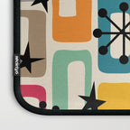 Retro Mid Century Modern Atomic Decoration 254 Googie Laptop Sleeve Gallery Image 3