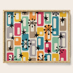 Retro Mid Century Modern Atomic Decoration 254 Googie Serving Tray Gallery Image 1