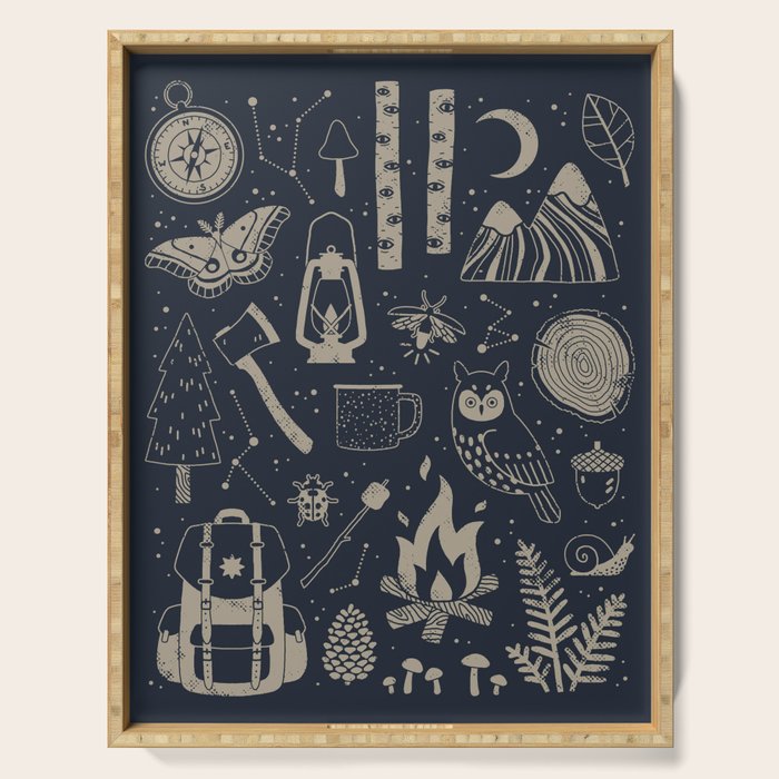 Into the Woods: Stargazing Serving Tray Gallery Image 1