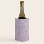 Vintage chic violet lilac floral damask pattern Wine Chiller Gallery Image 2
