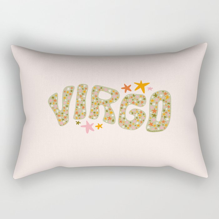 Starry Virgo Rectangular Pillow Gallery Image 1