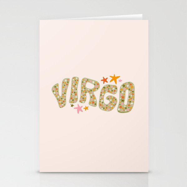 Starry Virgo Stationery Card Gallery Image 1