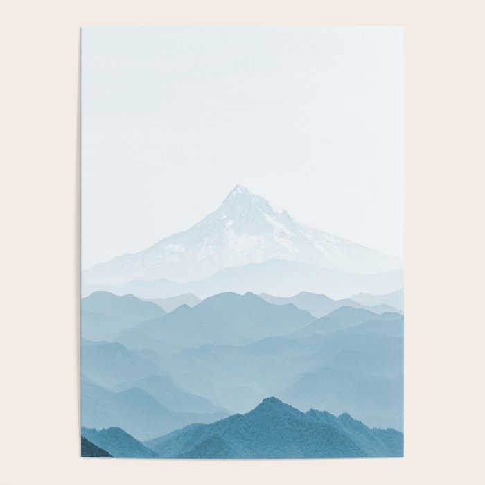 Mountain Blues - Mt. Hood Adventure Poster Gallery Image 4