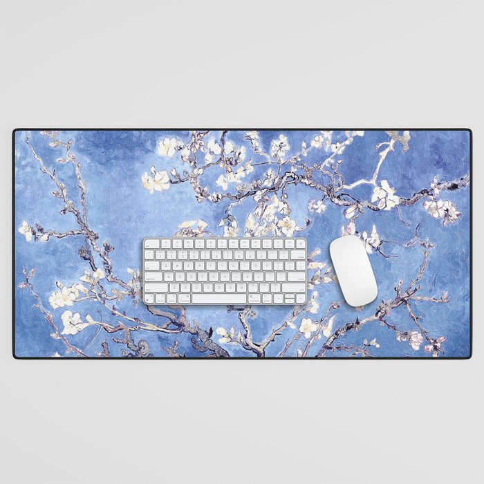 Vincent Van Gogh Almond BlossomS Blue Desk Mat Gallery Image 1