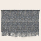 Paisley Line Art - Navy Wall Hanging Gallery Image 1
