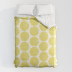 Floral Daisy Pattern XVIII Duvet Cover Gallery Image 6