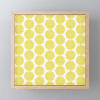Floral Daisy Pattern XVIII Mini Art Print Gallery Image 1