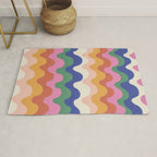 Bright waves Rug Gallery Image 1