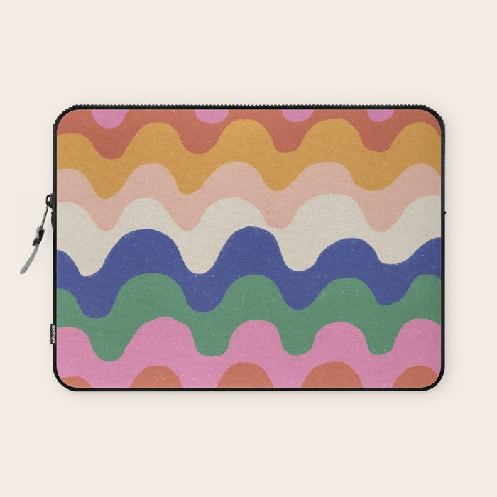 Bright waves Laptop Sleeve Gallery Image 1
