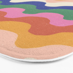 Bright waves Bath Mat Gallery Image 3