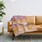 Bright waves Throw Blanket Gallery Image 1