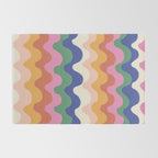 Bright waves Rug Gallery Image 2