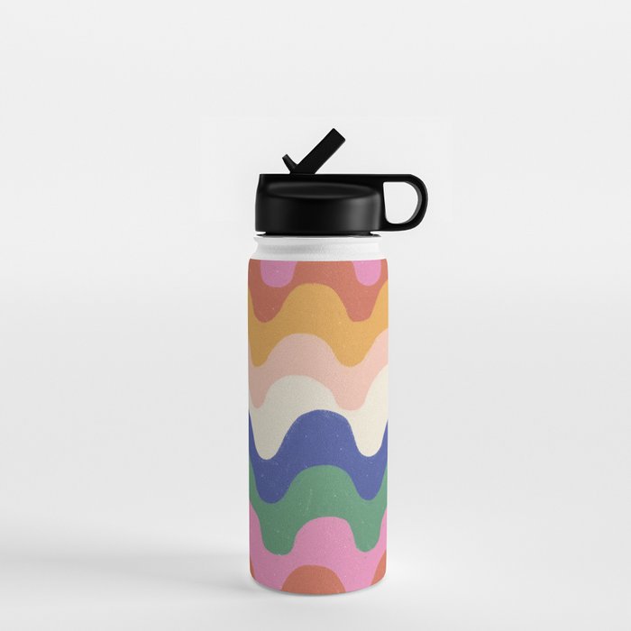 Bright waves Water Bottle Gallery Image 1