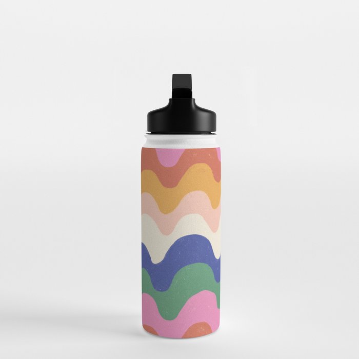 Bright waves Water Bottle Gallery Image 3