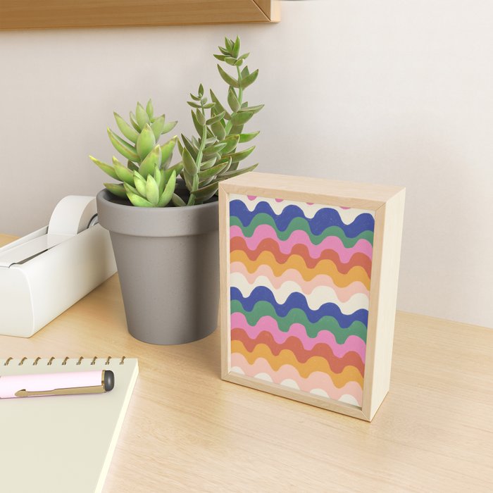 Bright waves Mini Art Print Gallery Image 2