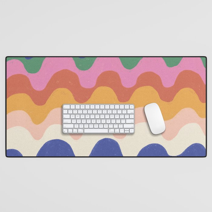 Bright waves Desk Mat Gallery Image 1
