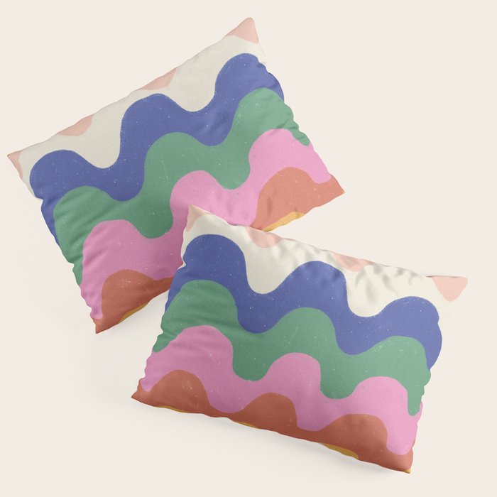 Bright waves Pillow Sham Gallery Image 3