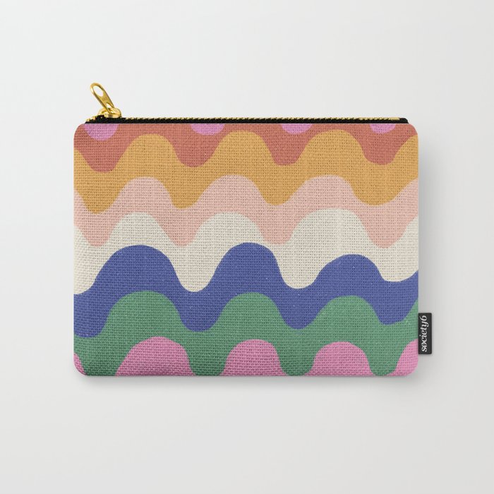 Bright waves Carry All Pouch Gallery Image 1