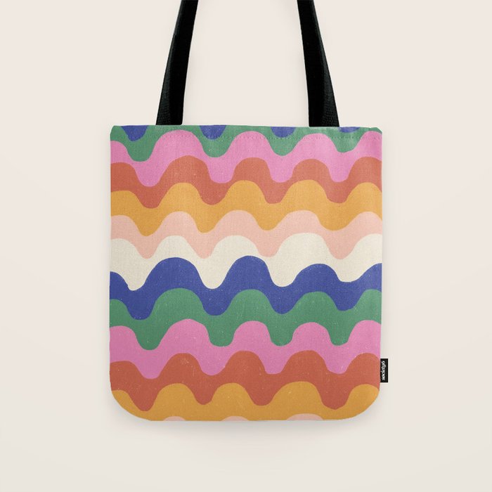 Bright waves Tote Bag Gallery Image 1