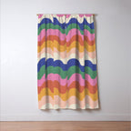 Bright waves Window Curtain Gallery Image 3