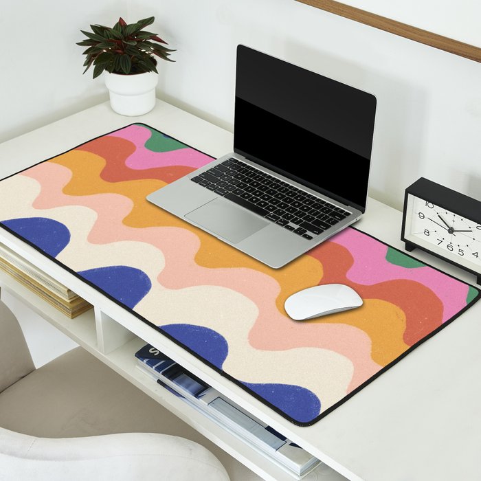 Bright waves Desk Mat Gallery Image 2