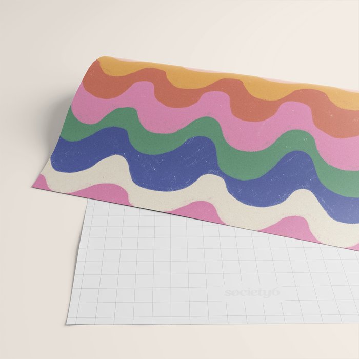 Bright waves Wrapping Paper Gallery Image 2