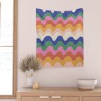 Bright waves Wall Tapestry Gallery Image 2