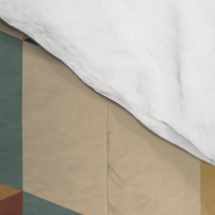 Cuboid Geometric Abstract Shapes Pattern X Comforter Gallery Image 4