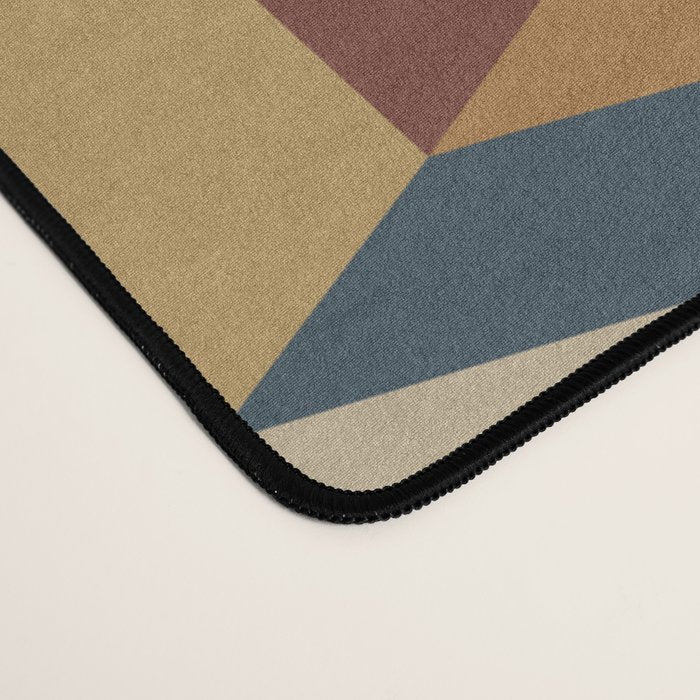 Cuboid Geometric Abstract Shapes Pattern X Desk Mat Gallery Image 4