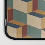 Cuboid Geometric Abstract Shapes Pattern X Laptop Sleeve Gallery Image 3