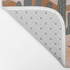 Cacti Desert Landscape Bath Mat Gallery Image 2
