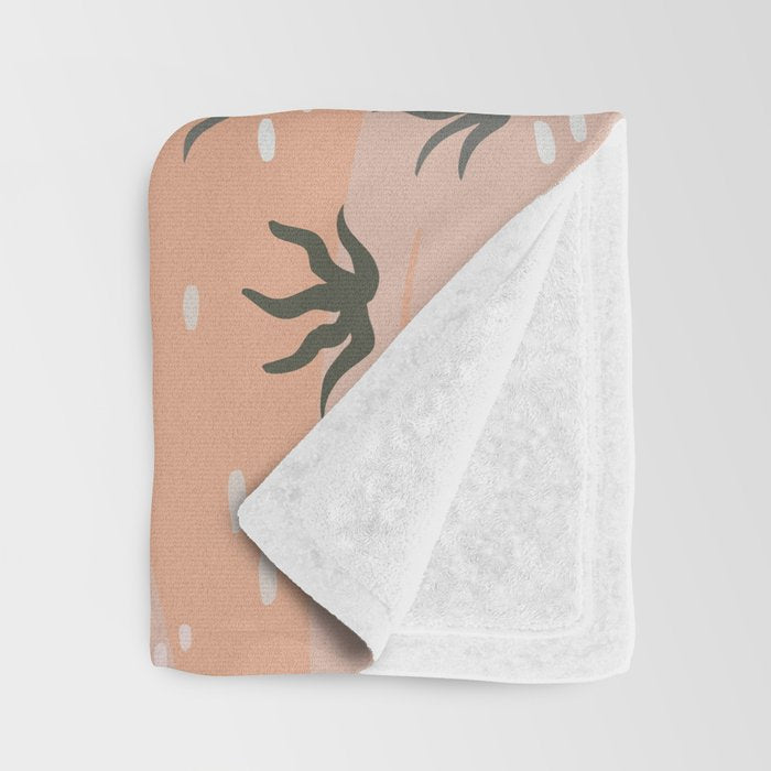 Cacti Desert Landscape Throw Blanket Gallery Image 3