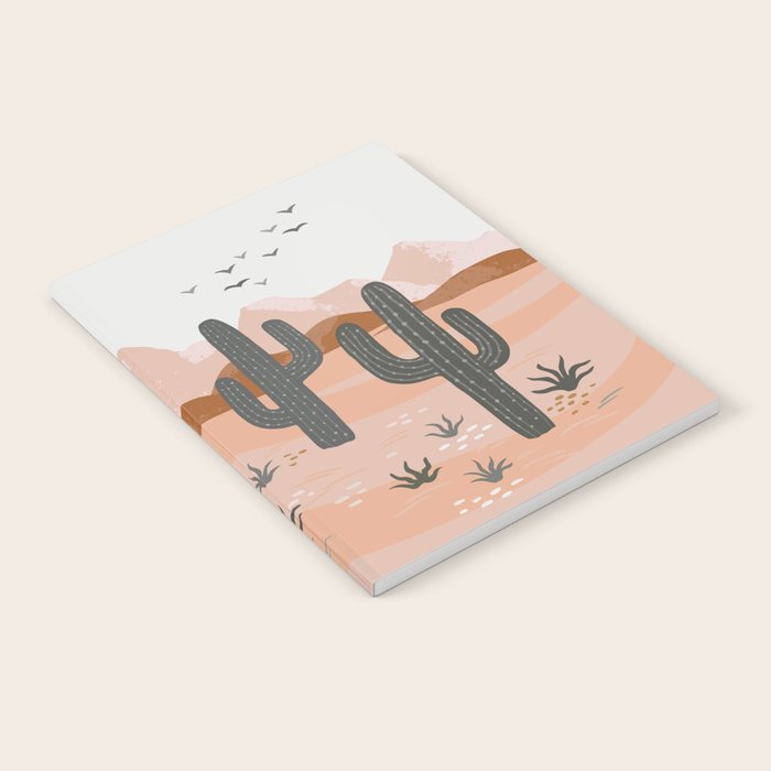 Cacti Desert Landscape Notebook Gallery Image 1