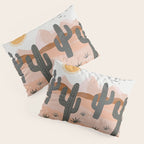 Cacti Desert Landscape Pillow Sham Gallery Image 3