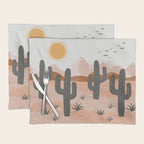 Cacti Desert Landscape Placemat Gallery Image 1