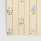 Cozy Cottage Flowers With Stripes Poster Gallery Image 3